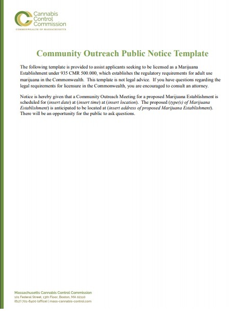 Public Notice Templates 7 Free Printable Word PDF Forms