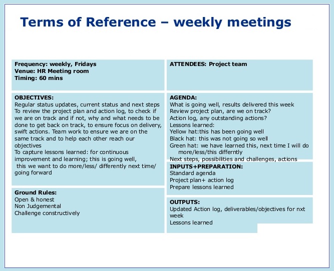 4 Term Of Reference Templates Printable Word Excel PDF