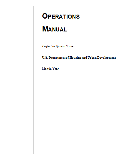 Operations Manual Templates 13 Free Word PPT PDF Formats Samples 