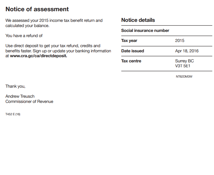 Notice Of Income Tax Assessment Templates Free Word Pdf Formats